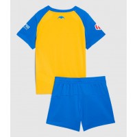 Camisa de Futebol Valencia Equipamento Alternativo Infantil 2025-26 Manga Curta (+ Calças curtas)